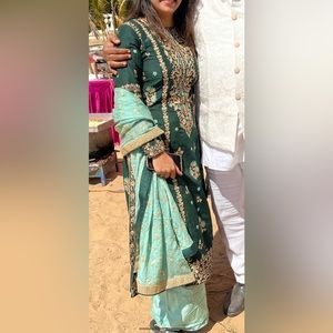 Palazzo indian outfit with dupatta